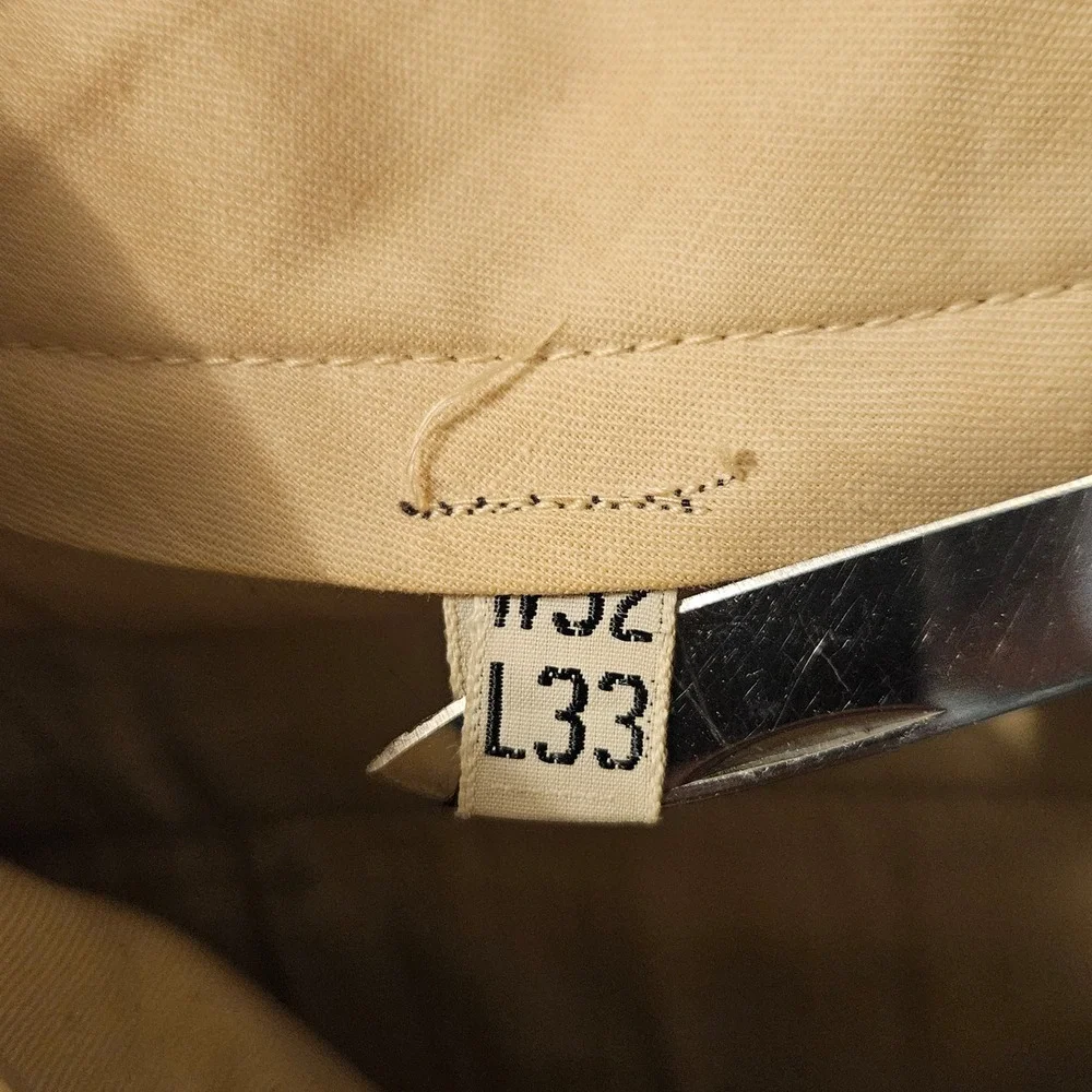 Vintage 1951 USAF Wool Serge Trousers Blue 84 Barry Sportswear 32x33 Military